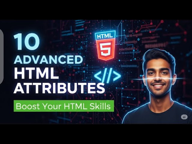 Boost Your HTML Skills: 10 Advanced Attributes Web Developers Miss!