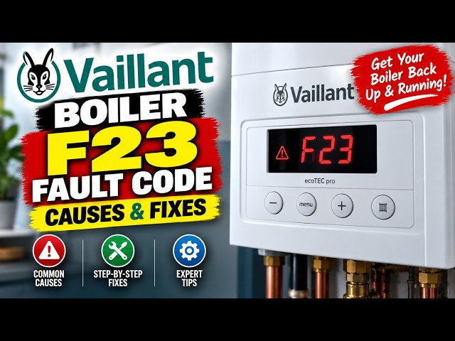 Vaillant Boiler F23 Fault Code: Causes & Fixes | Boilers2Go