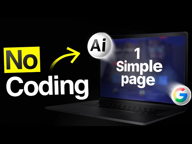 How to Build a $20,500 1 PAGE Website with AI