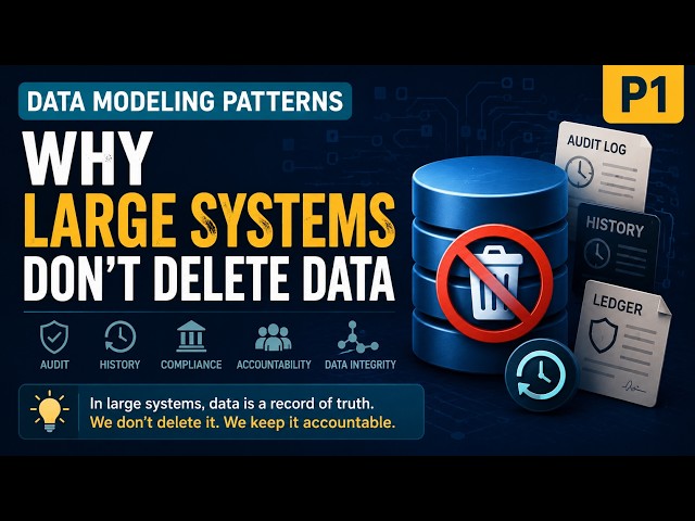 🔓🗄️The 500 Million Problem and the High Cost of the DELETE Command | Data Modeling Patterns P1