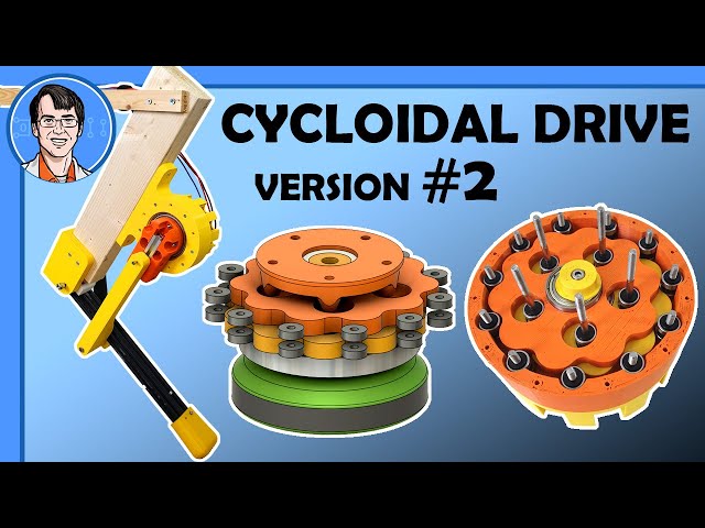 3D Printed Cycloidal Drive V2 - Much Better!