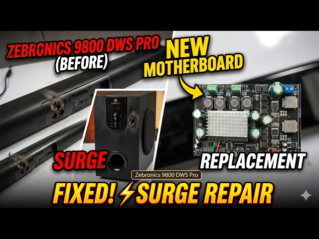 I Fixed a "Totally Destroyed" Zebronics Home Theater!
