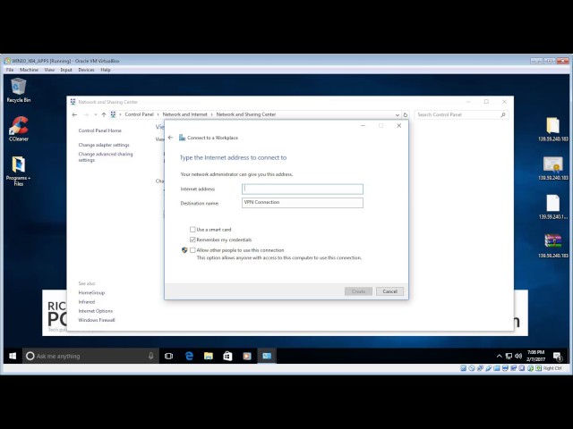 Connect VPN using SSTP on Windows (all versions)