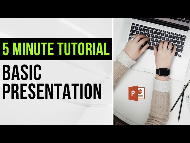 How to Create a Basic PowerPoint Presentation | 5 Minute Tutorial | PowerPoint Basics