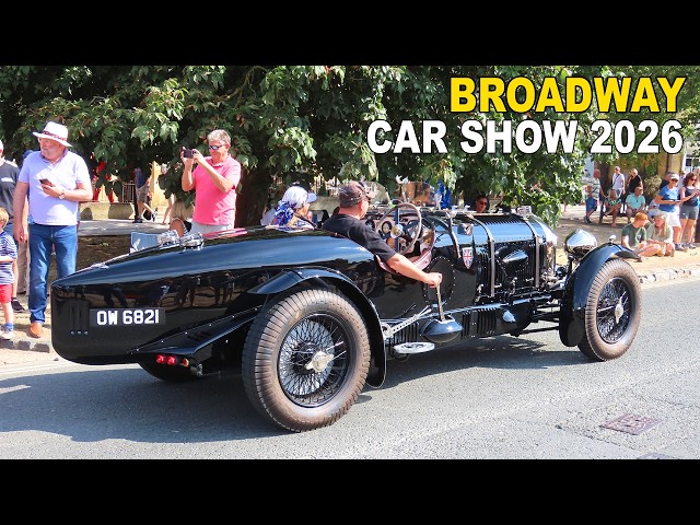 Vintage cars take over the Cotswolds - Broadway Car Show 2026