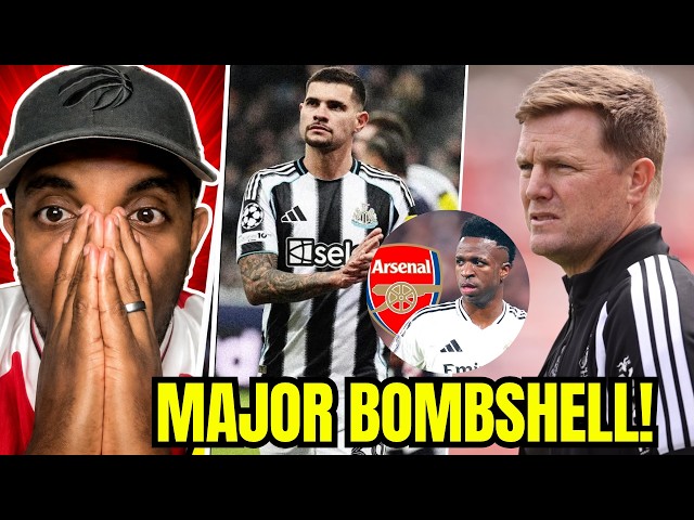 🚨ARSENAL NEWS TODAY: EDDIE HOWE RESIGNS, BRUNO GUIMARÃES DEAL ON, MARTINELLI EXIT & VINI JR TWIST!