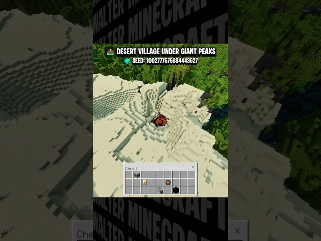 🏡 Best Desert Swamp Village Seed | Minecraft Bedrock 26