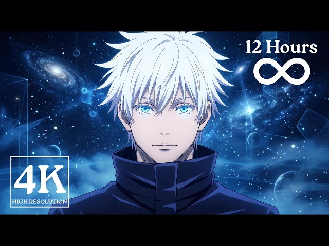 GOJO UNLIMITED VOID: 4K Jujutsu Kaisen Live Wallpaper| Six Eyes Cosmic Ambience #gojo #jujutsukaisen