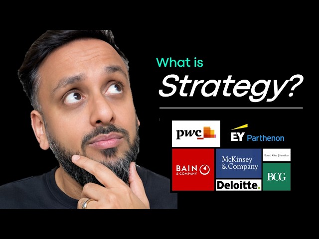 What is Strategy according to an ex-KPMG & Kearney Consultant