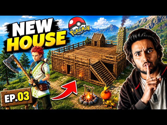 I BUILT MY OWN NEW HOUSE | Palworld Gameplay #03