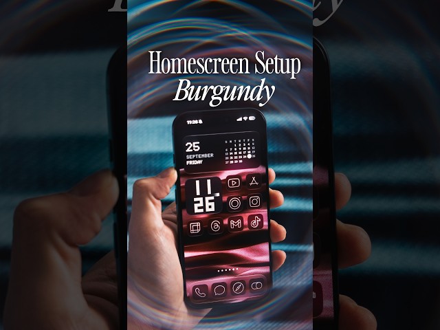 iPhone 18 Pro Homescreen Setup That's Too Clean Vol. 3 🍷