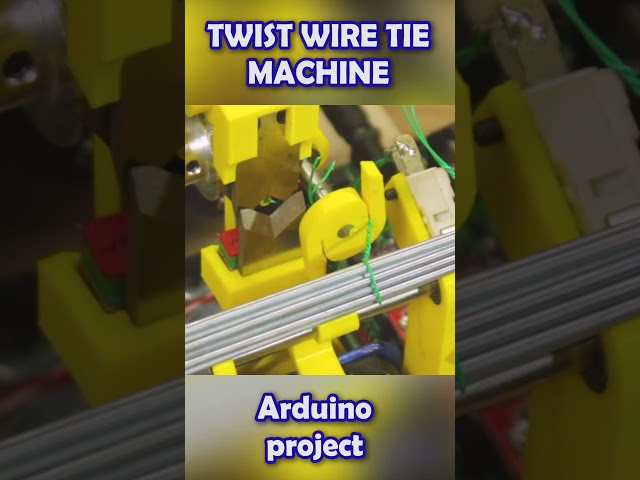 Arduino Twist tie machine #shorts #technology #arduino #diy