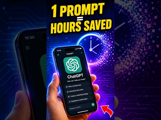This 1 ChatGPT Prompt Saves You Hours Every Week #shorts