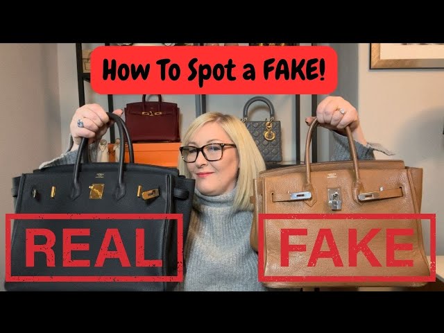 How to Spot a FAKE Bag! Fake vs Real - In depth Comparison! Hermes Birkin