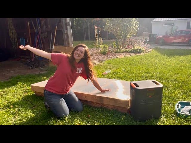 DIY COLD FRAME for my Baby Boxwoods w/ my Jackery Home Power 3600 Plus!!