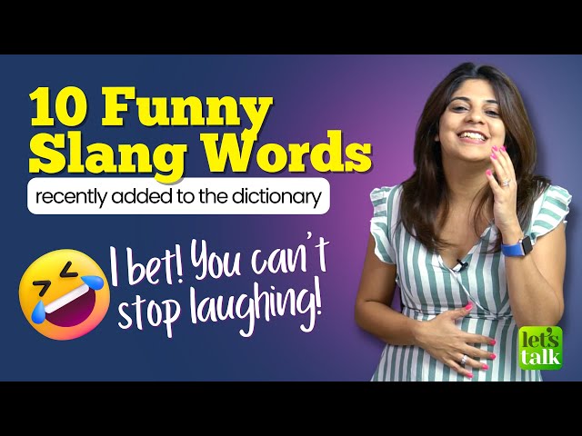10 Funniest Slang Words In English Will Make You Laugh Non-stop! English #vocabulary | Niharika