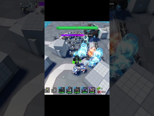 Scuba Ops skins vs Fallen King | Tower Defense Simulator  #roblox #tds #towerdefensesimulator #fyp