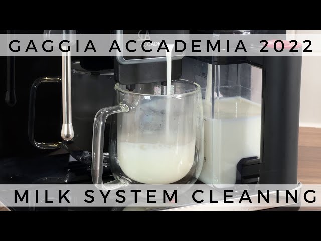 Gaggia Accademia 2022 - How To Clean The Milk Carafe System