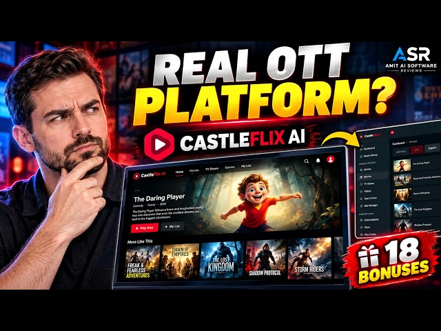 CastleFlix AI Review 2026: Real Demo + OTT Platform Breakdown