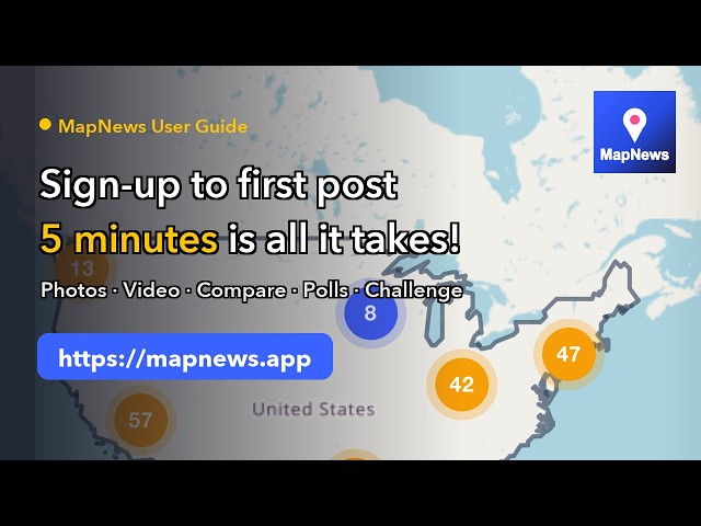 How to use MapNews — sign-up to first post in 5 minutes (Full Guide)