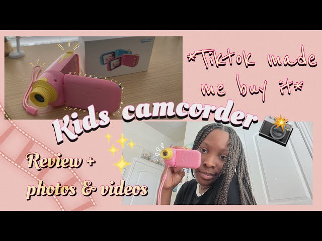 GKTZ Kids Camcorder Review *TikTok Made Me Buy It*