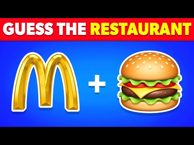 Guess the Fast Food Restaurant by Emoji 🍔 Emoji Quiz 2026