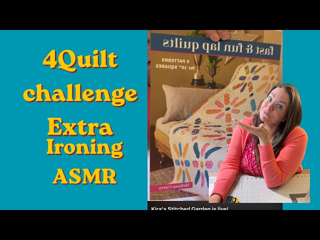 Quilt Pressing ASMR | Ultra-Crisp Seams & Wool Mat Sizzle(No Talking)