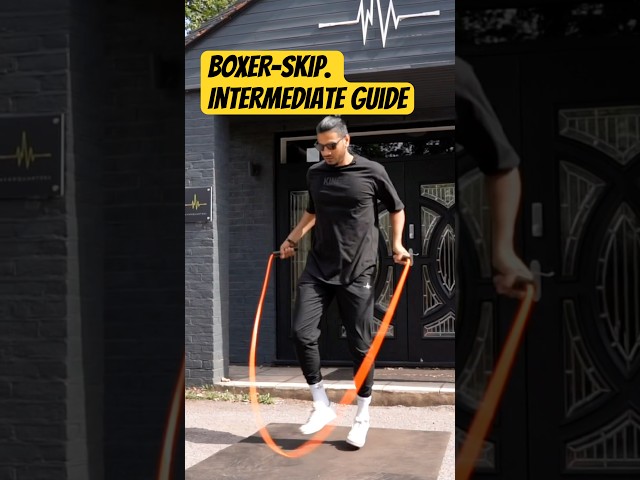 Level up your boxer-skip style!🥊 #rushathletics #jumprope #boxingtraining