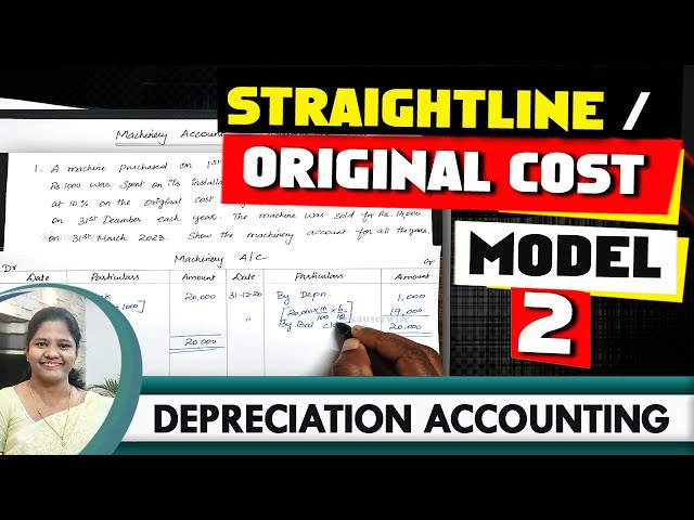 [3] Straightline Method | More than one Machine | Depreciation Accounting | Original Cost
