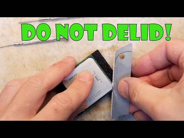 Do not DE-LID an AMD FX9590 CPU! (Already dead CPU)