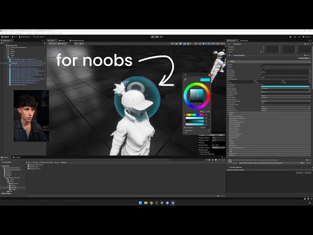 Create Bubbles in Unity in less than 1 click with this free VFX pack