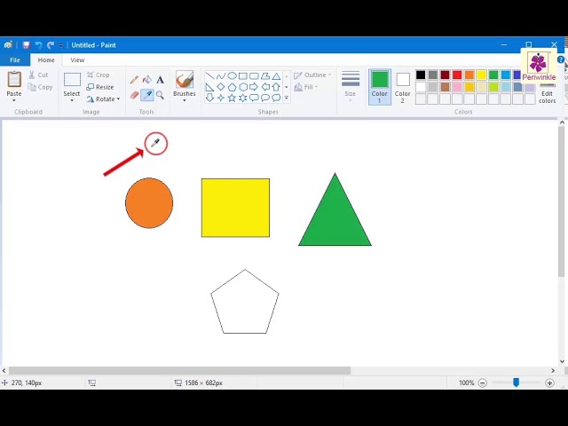 Using the Color Picker Tool | Computer Training | Periwinkle
