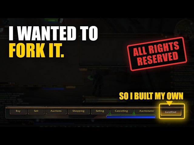 Building a WoW Gold-Making Addon Live with Claude — Until My PC Ran Out of Memory
