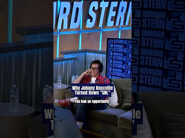 Why Johnny Knoxville Turned Down "SNL" (2018)