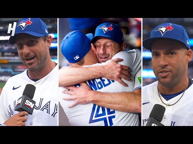George Springer & Max Scherzer Get Emotional Send-Offs With Postgame Interviews 🥹
