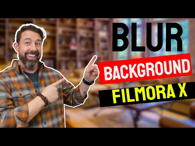 How To Blur Video Background In Filmora X