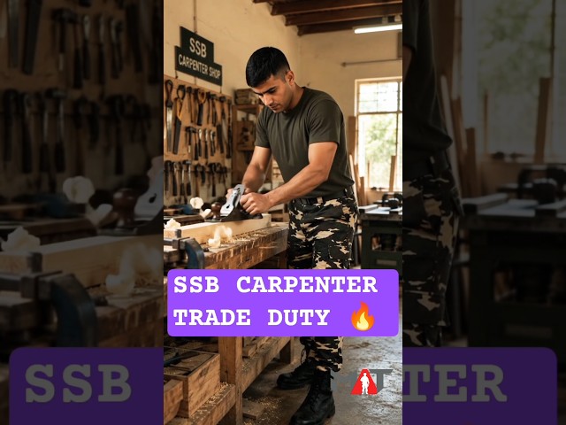 SSB Carpenter Trade Ki Duty Kya Hoti Hai? 😱 | SSB Carpenter Work & Responsibility #shorts