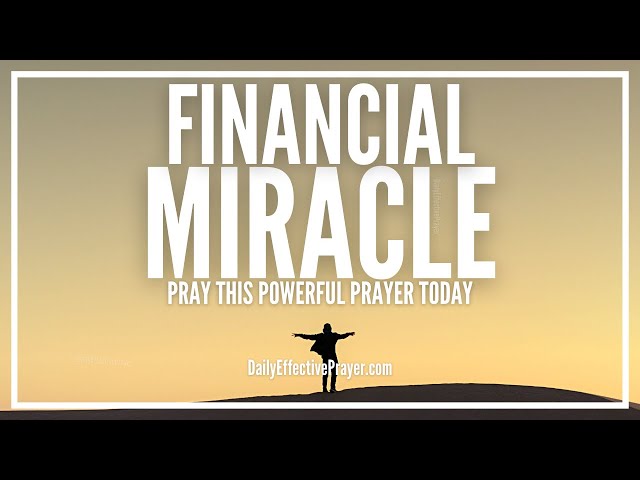 Prayer For Miracle Financial Breakthrough | Powerful Prayer Against Debt