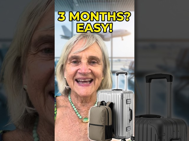 3-Month Trip: Carry On Luggage Only
