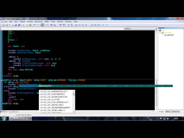 Adding Buttons to a GUI done in MASM32