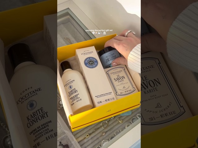 perfect gift idea! 🫧🛁🕯️ @LOCCITANE #loccitanepartner