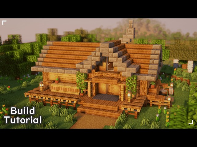 🍃 How to Build a Relaxing Survival House 🏡 | Minecraft Tutorial