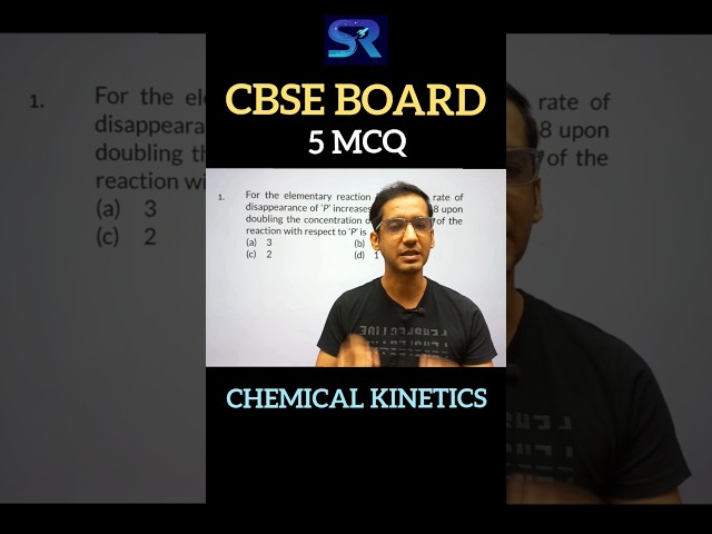 Can you score 5/5?  Chemical kinetics Board exam MCQs  | Class 12 #chemistry