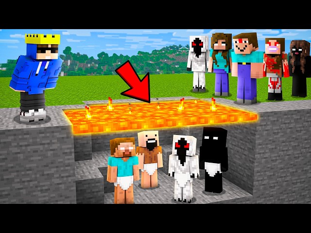 Extreme HIDE and SEEK with Scary Entities Kid in Minecraft