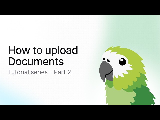 How to upload Resumes & Documents