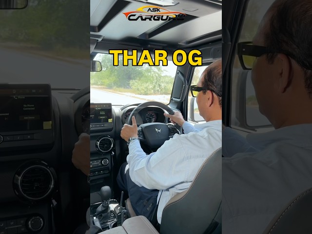 Mileage, Steering and Better Suspension के साथ, Mahindra Thar OG 1 Minute Review 🔥 Ask CARGURU