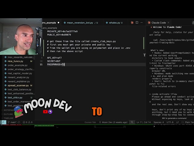 Comprehensive teaching walkthrough explaining Polymarket API connections publicly.
