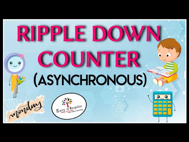 Ripple Down Counter | 3 bit Ripple Down Counter  | Mod - 8 Ripple Down Counter