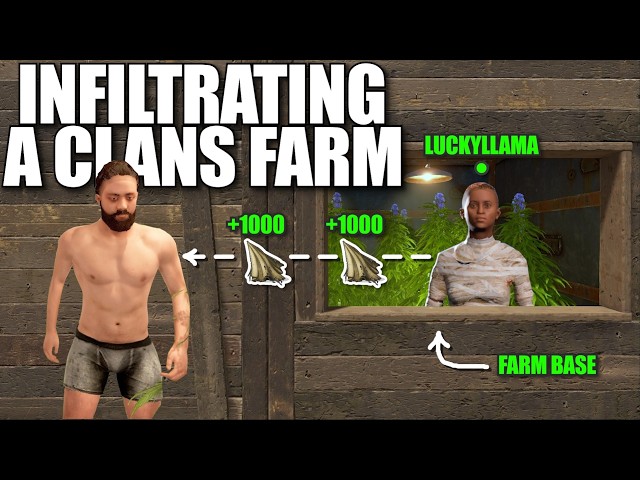 How Two Mutes Online Raid a Clan's Hemp Base in Rust... Ft LuckyLlama