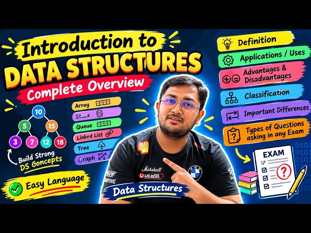 Introduction to Data Structures | Uses Advantages Disadvantages of Data Structures | DS Info